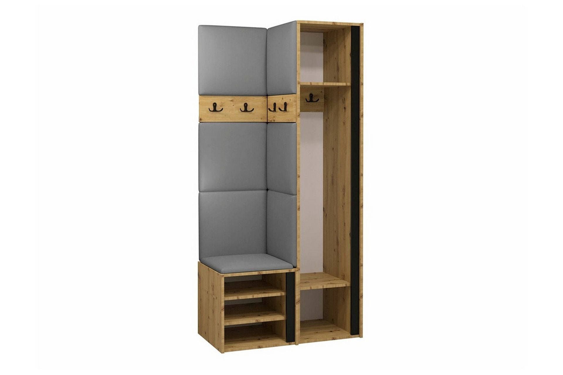Highboard Dunvegan - Grafiitti - Säilytys - Kaappi - Säilytyskaappi