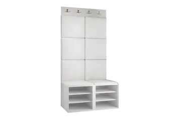 Highboard Dunvegan - Musta - Säilytys - Kaappi - Säilytyskaappi