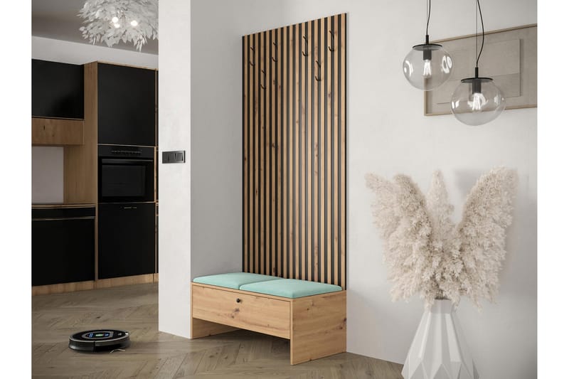 Highboard Dunvegan - Musta - Säilytys - Kaappi - Säilytyskaappi