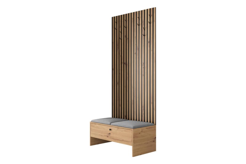 Highboard Dunvegan - Musta - Säilytys - Kaappi - Säilytyskaappi
