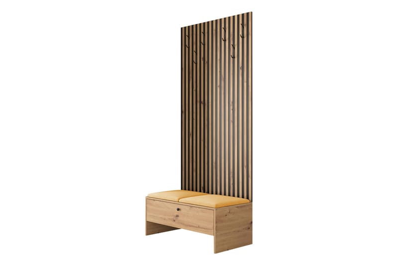 Highboard Dunvegan - Musta - Säilytys - Kaappi - Säilytyskaappi