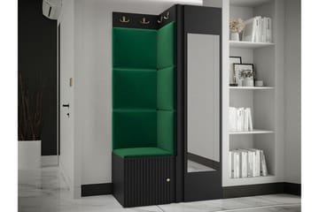 Highboard Dunvegan - Musta - Säilytys - Kaappi - Säilytyskaappi