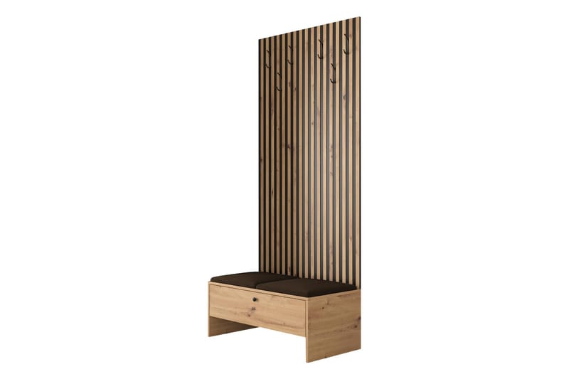 Highboard Dunvegan - Musta - Säilytys - Kaappi - Säilytyskaappi