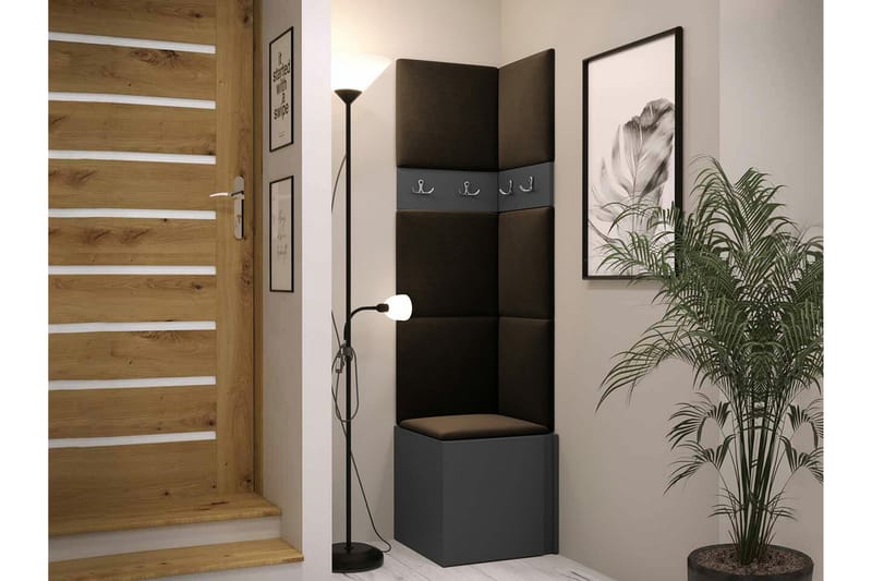 Highboard Dunvegan - Ruskea - Säilytys - Kaappi - Säilytyskaappi