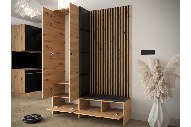 Highboard Dunvegan - Ruskea - Säilytys - Kaappi - Säilytyskaappi