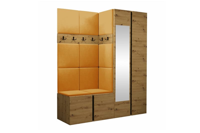Highboard Dunvegan - Ruskea - Säilytys - Kaappi - Säilytyskaappi