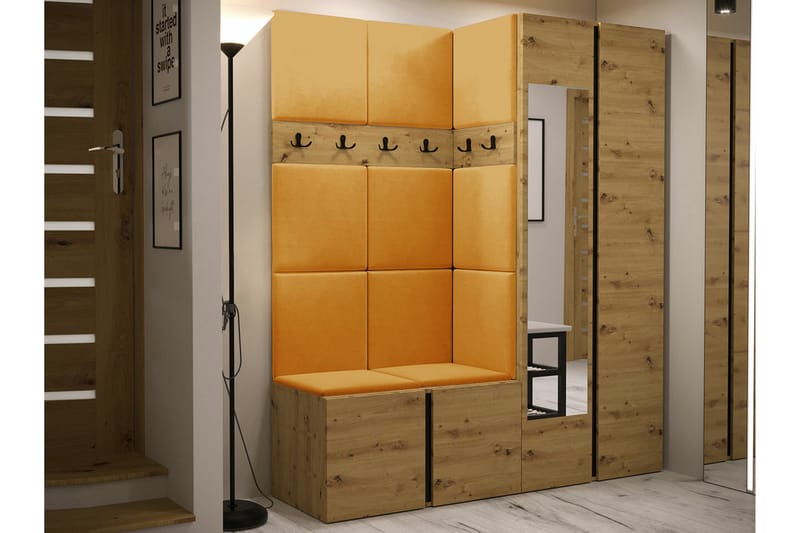 Highboard Dunvegan - Ruskea - Säilytys - Kaappi - Säilytyskaappi