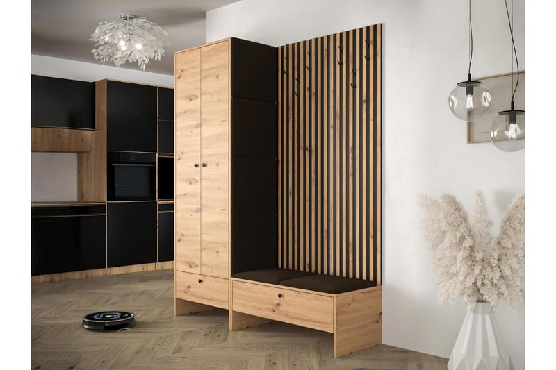 Highboard Dunvegan - Ruskea - Säilytys - Kaappi - Säilytyskaappi