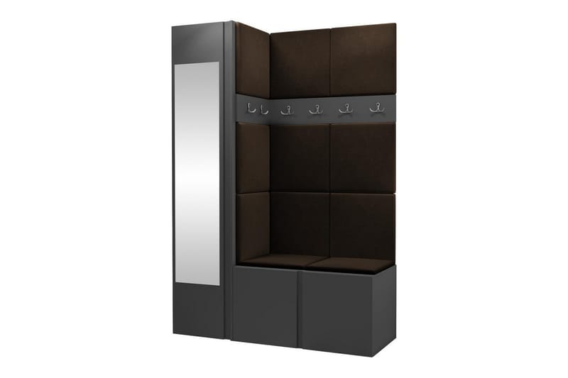 Highboard Dunvegan - Ruskea - S�äilytys - Kaappi - Säilytyskaappi