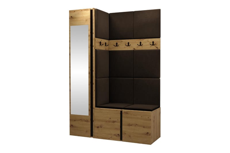 Highboard Dunvegan - Ruskea - Säilytys - Kaappi - Säilytyskaappi