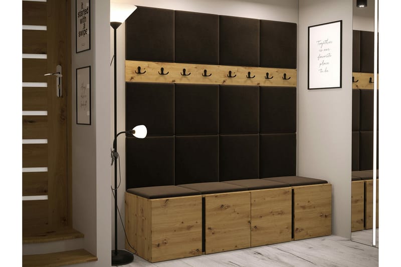 Highboard Dunvegan - Ruskea - Säilytys - Kaappi - Säilytyskaappi