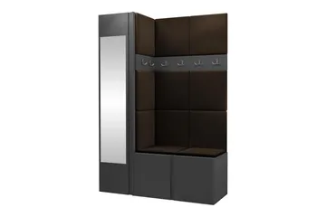 Highboard Dunvegan - Ruskea - Säilytys - Kaappi - Säilytyskaappi