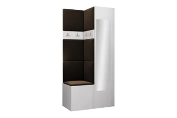 Highboard Dunvegan - Valkoinen - Säilytys - Kaappi - Säilytyskaappi