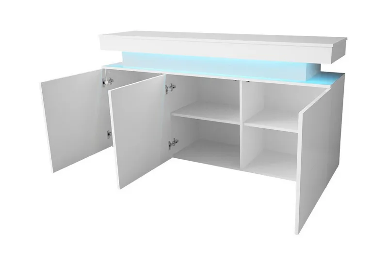 Highboard Glenndale - Musta - Säilytys - Kaappi - Säilytyskaappi