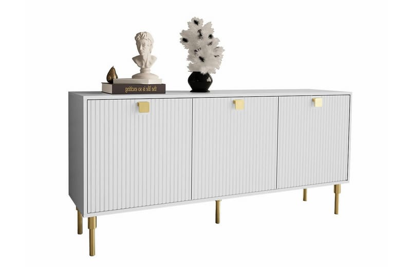 Highboard Glenndale - Valkoinen - Säilytys - Kaappi - Säilytyskaappi