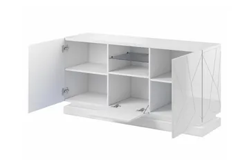 Highboard Juniskär - Musta - Säilytys - Kaappi - Säilytyskaappi