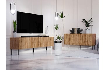 Highboard Juniskär - Musta - Säilytys - Kaappi - Säilytyskaappi