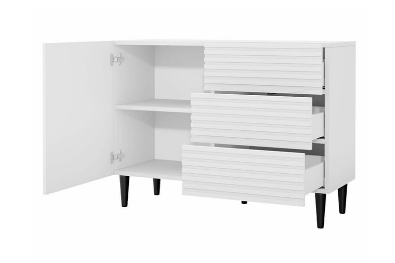 Highboard Kintore - Musta - Säilytys - Kaappi - Säilytyskaappi