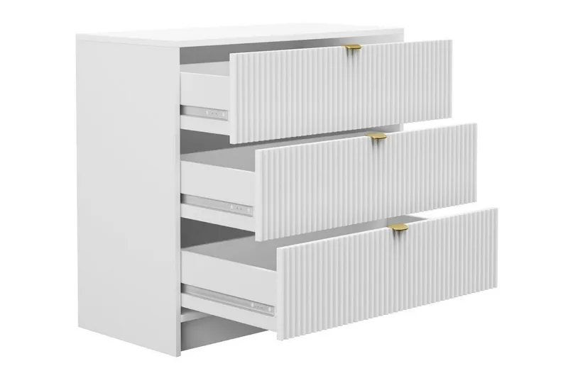 Highboard Novaj - Musta - Säilytys - Kaappi - Säilytyskaappi