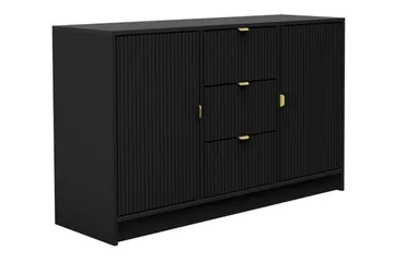 Highboard Novaj - Musta - Säilytys - Kaappi - Säilytyskaappi