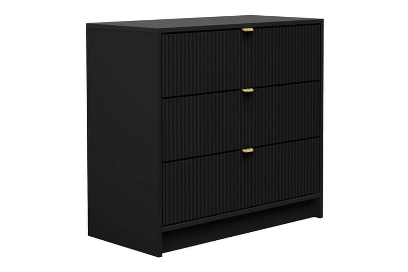 Highboard Novaj - Musta - Säilytyskaappi