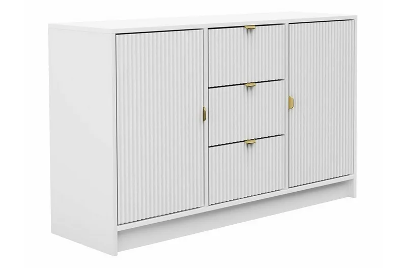 Highboard Novaj - Valkoinen - Säilytys - Kaappi - Säilytyskaappi