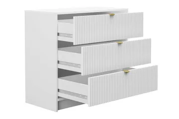 Highboard Novaj - Valkoinen - Säilytys - Kaappi - Säilytyskaappi