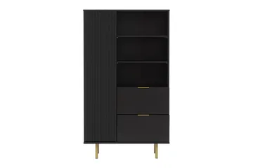 Highboard Staffin - Musta - Säilytys - Kaappi - Säilytyskaappi