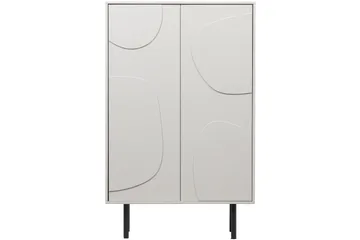 Highboard Popinder - Beige - Säilytys - Kaappi - Säilytyskaappi