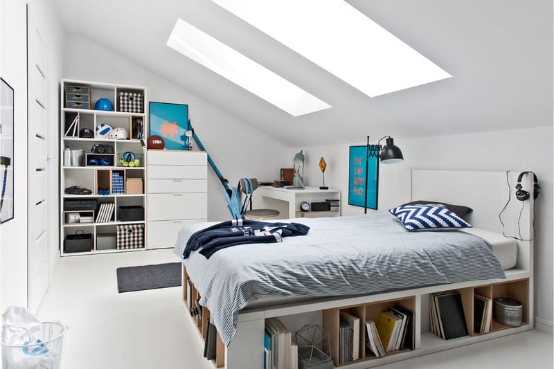 Kaappi 4You Valkoinen/Puu/Luonnonväri - VOX - Säilytys - Kaappi - Säilytyskaappi