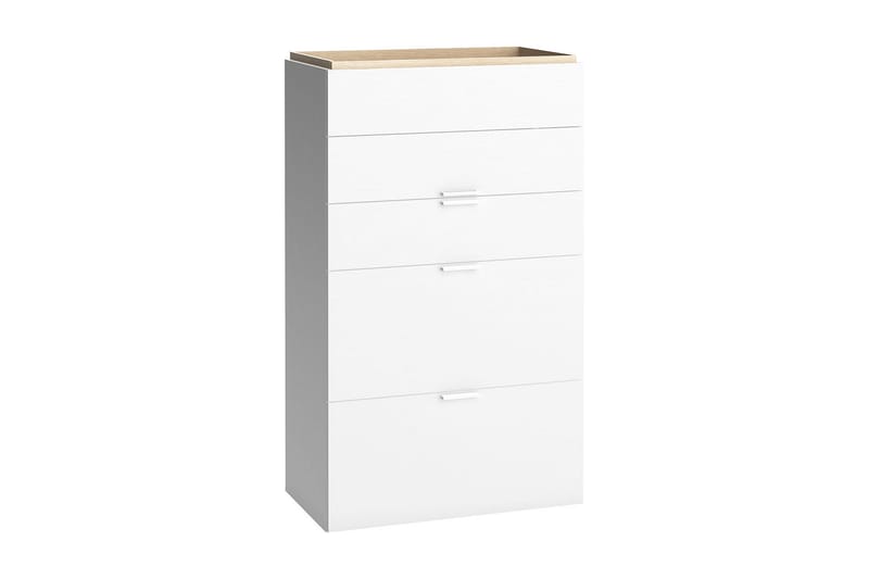 Kaappi 4You Valkoinen/Puu/Luonnonväri, VOX