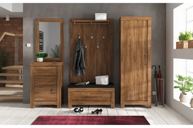 Kaappi Amhult - Puu/Luonnonväri - Säilytys - Kaappi - Säilytyskaappi