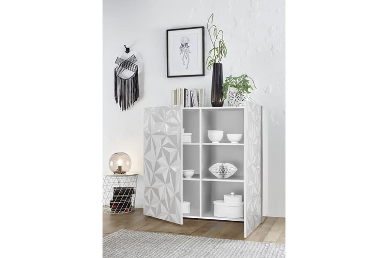 Kaappi Ayaka 121 cm - Valkoinen - Säilytys - Kaappi - Säilytyskaappi