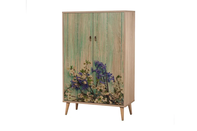 Kaappi Dirk 80 cm Kirsikankukka, Kuvioitu