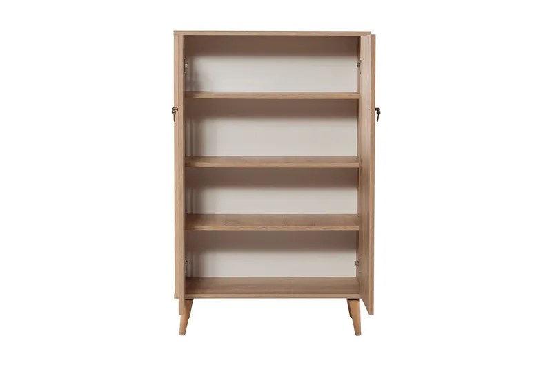 Kaappi Dirk 80 cm Vintage - Ruskea/Punainen - Säilytys - Kaappi - Säilytyskaappi