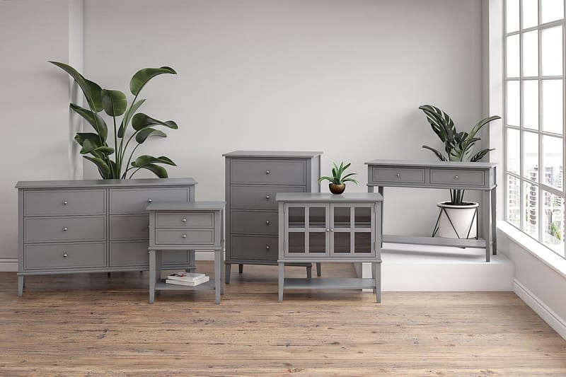Kaappi Franklin 80x40 cm Harmaa - Dorel Home - Säilytys - Kaappi - Säilytyskaappi