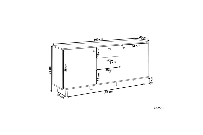 Kaappi Janahla - Musta - Säilytys - Kaappi - Säilytyskaappi