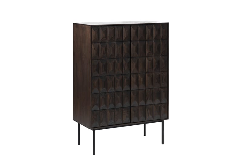 Kaappi Medric 90x129 cm, Ruskea