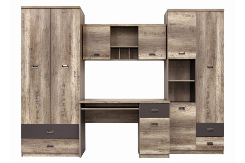 Kaappi Minette - Puu/Luonnonväri - Säilytys - Kaappi - Säilytyskaappi