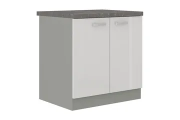 Kaappi ovilla Bianco 80x52x82 cm - Säilytys - Kaappi - Säilytyskaappi
