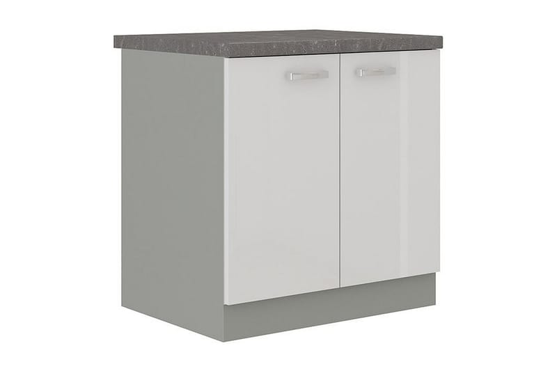 Kaappi ovilla Bianco 80x52x82 cm - Säilytys - Kaappi - Säilytyskaappi