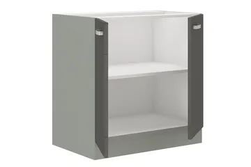 Kaappi ovilla Harmaa 80x60x82 cm - Säilytys - Kaappi - Säilytyskaappi