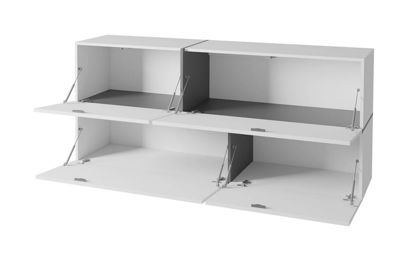 Kaappi Trunzo - Valkoinen/Musta - Säilytys - Kaappi - Säilytyskaappi