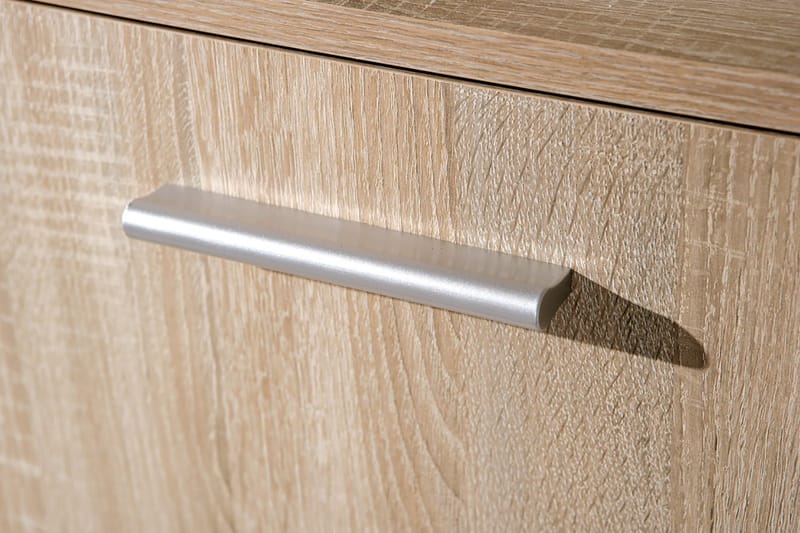 Kaappi Vulpia 77 cm Korkea - Valkoinen/Vaalea Tammi - Säilytys - Kaappi - Säilytyskaappi