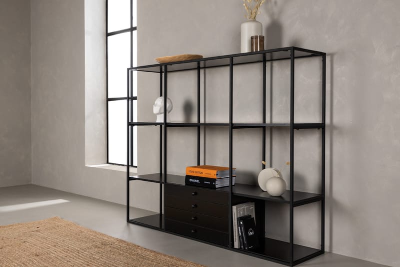 Kaappilipasto Amarillo 120 cm - Musta - Säilytys - Kaappi - Säilytyskaappi