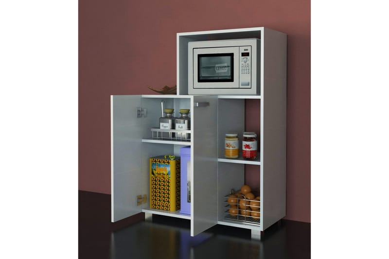 Keittiökaappi Greyleigh 88 cm - Valkoinen - Säilytys - Kaappi - Säilytyskaappi