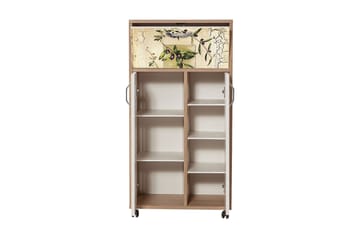 Keittiökaappi Kicker 116 cm - Puu/Luonnonväri - Säilytys - Kaappi - Säilytyskaappi