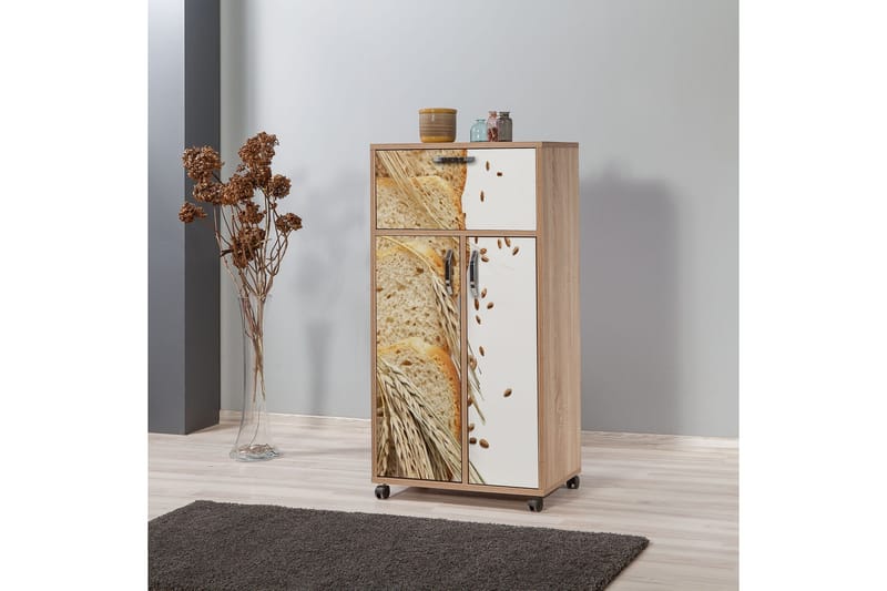 Keittiökaappi Kicker 116 cm - Puu/Luonnonväri - Säilytys - Kaappi - Säilytyskaappi