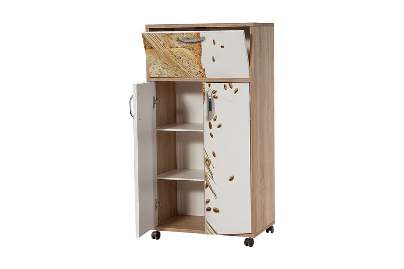 Keittiökaappi Kicker 116 cm - Puu/Luonnonväri - Säilytys - Kaappi - Säilytyskaappi