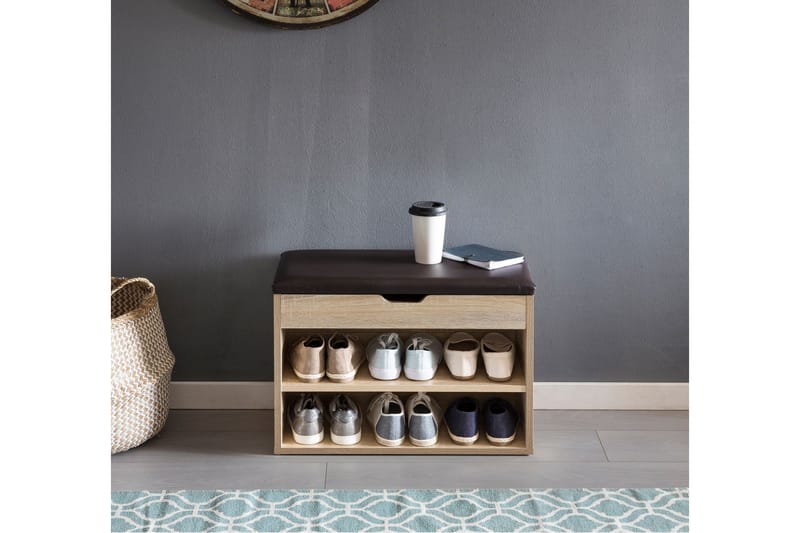 Kenkähylly Valoris 60x30 cm - Puu/Luonnonväri - Säilytys - Kaappi - Säilytyskaappi